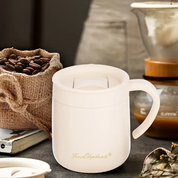 Stainless Steel Coffee Mug with Lid