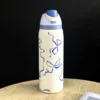3aa5334a-c9ff-44c8-b3cc-9ff2b79d7b64 Blue Bow Pattern Stainless Steel Water Bottle