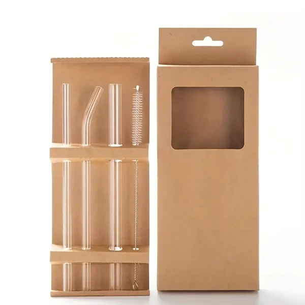 3cdd88803b24bfc7aea8cbd10b168626 Glass Straws Set