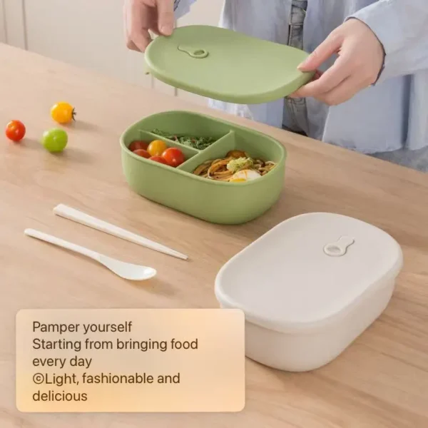 3e2896292d3f4ed98b82966b7d069a73-goods Food Grade Silicone Lunch Box