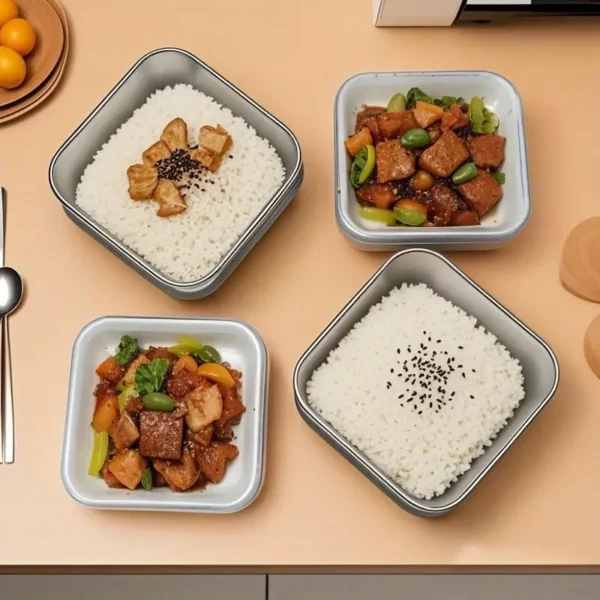 Stainless Steel Thermal Insulated Lunch Box Set