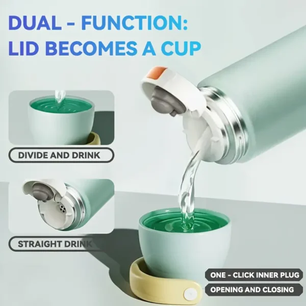 Stainless Steel Thermos Cup with Handle