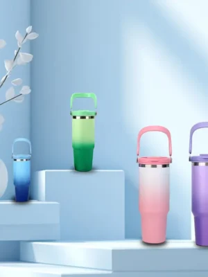 94325dfd-7e64-4d21-a225-bef6a5e10432 Stainless Steel Vacuum Insulated Tumbler with Handle
