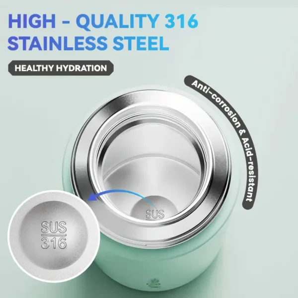 Stainless Steel Thermos Cup with Handle