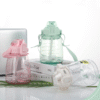 Portable Plastic Transparent Water Bottles With Straw