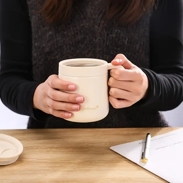 Stainless Steel Coffee Mug with Lid