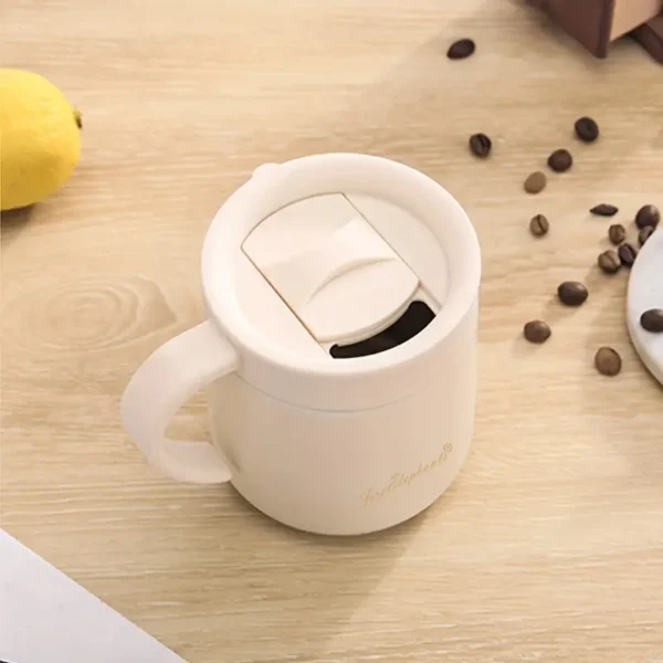 Stainless Steel Coffee Mug with Lid