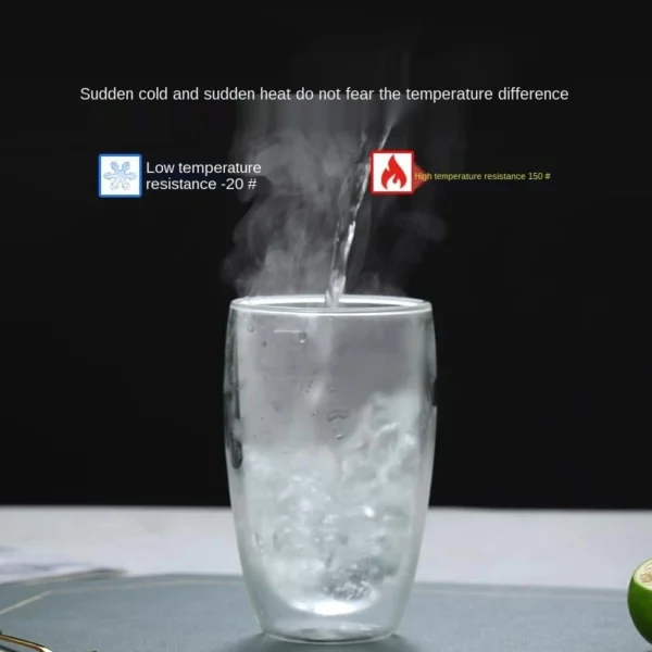 Double Wall Glass Coffee Cup